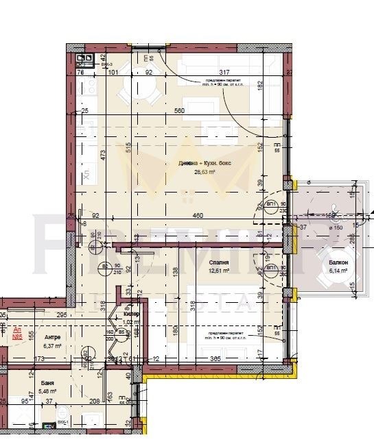 Продава 2-СТАЕН, гр. Варна, Виница, снимка 2 - Апартаменти - 53897641