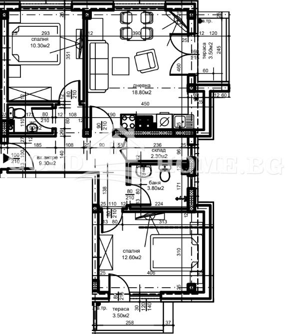 Продава 3-СТАЕН, гр. Пловдив, Христо Смирненски, снимка 4 - Aпартаменти - 49371772