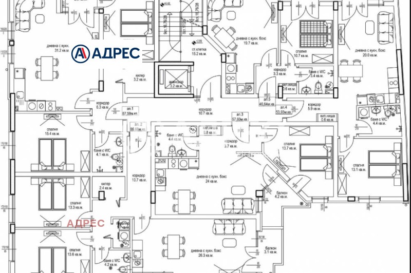 Продава 3-СТАЕН, гр. Варна, Цветен квартал, снимка 2 - Апартаменти - 49553242
