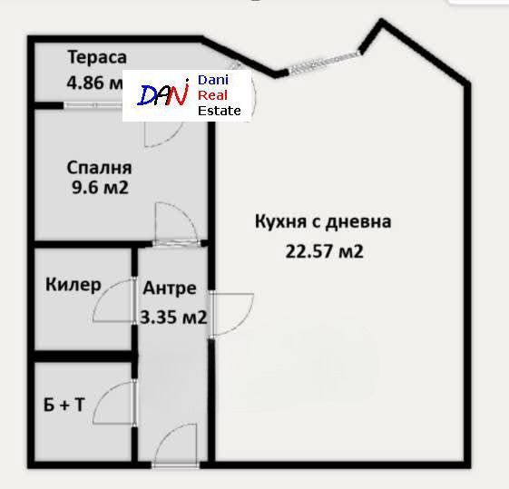 Προς πώληση  1 υπνοδωμάτιο Βαρνα , Βαζραζδανε 1 , 62 τ.μ | 81999054
