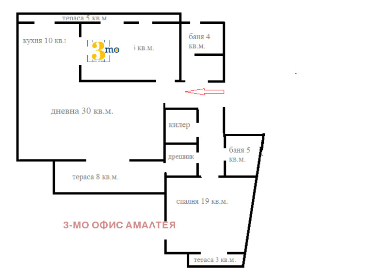 Till salu  2 sovrum Sofia , Banisjora , 158 kvm | 36803704 - bild [15]