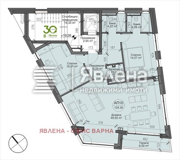 Продава 3-СТАЕН, гр. Варна, Бриз, снимка 4 - Aпартаменти - 48020563