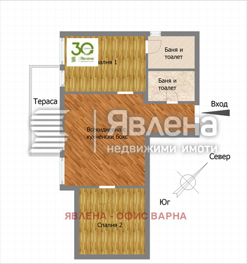 Продава 3-СТАЕН, гр. Каварна, област Добрич, снимка 1 - Aпартаменти - 48476077