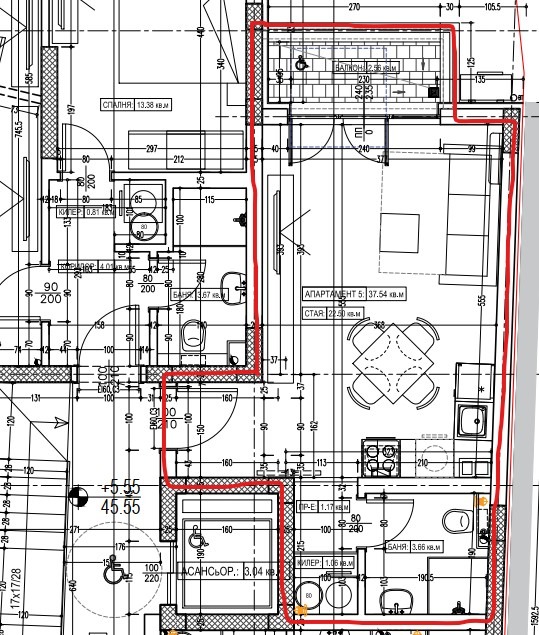 Продава 1-СТАЕН, гр. Варна, Колхозен пазар, снимка 4 - Апартаменти - 53870247