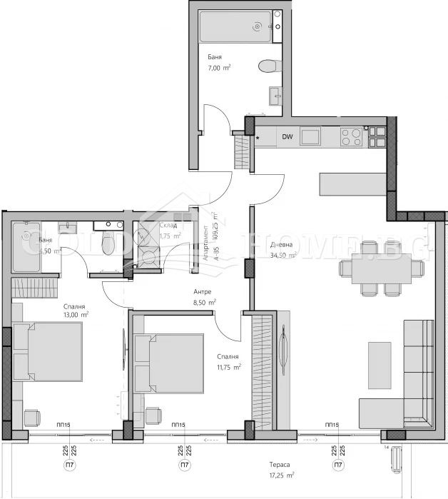 Продава 3-СТАЕН, гр. Пловдив, Христо Смирненски, снимка 5 - Апартаменти - 52391197