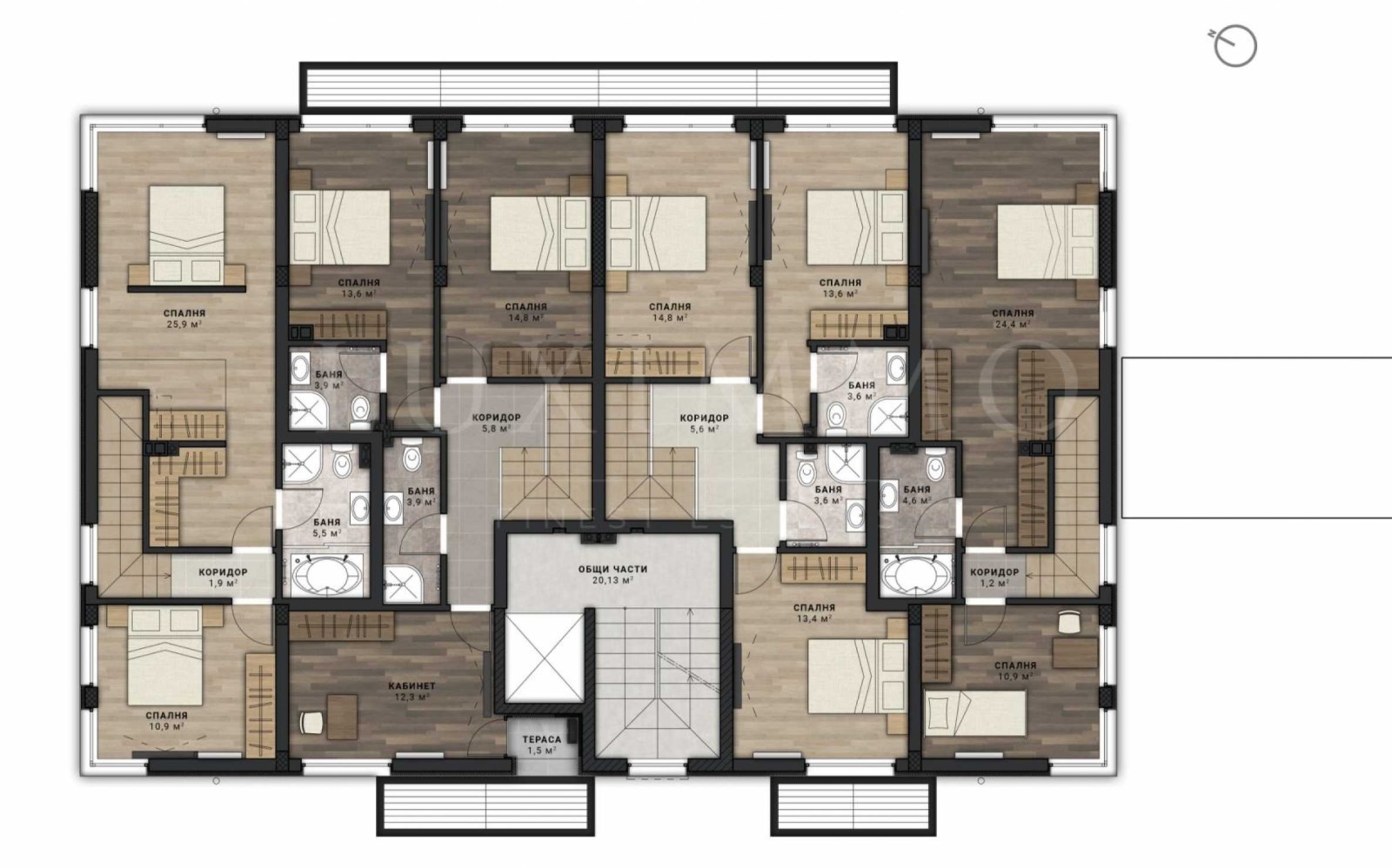 Продава МЕЗОНЕТ, гр. София, Бояна, снимка 15 - Апартаменти - 55259273