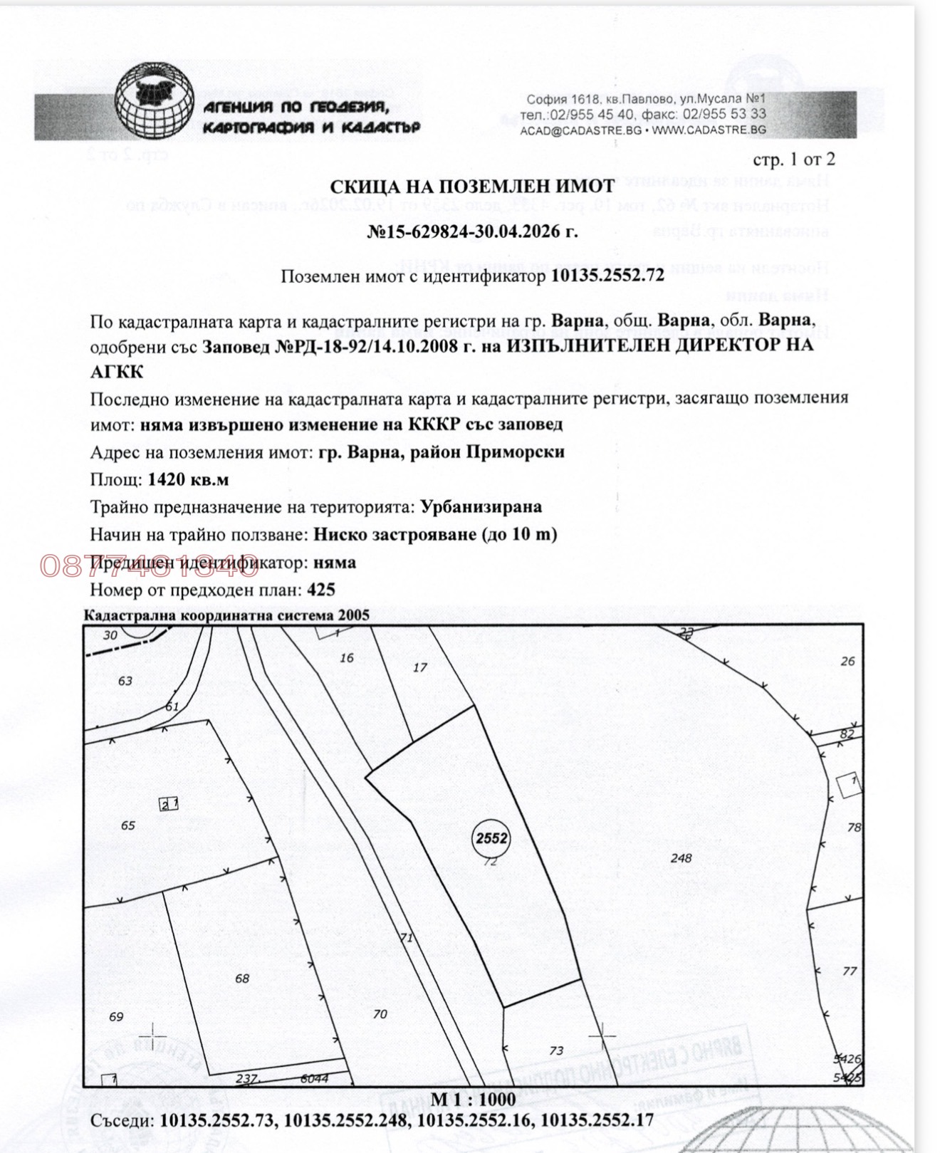 Продава ПАРЦЕЛ, гр. Варна, Изгрев