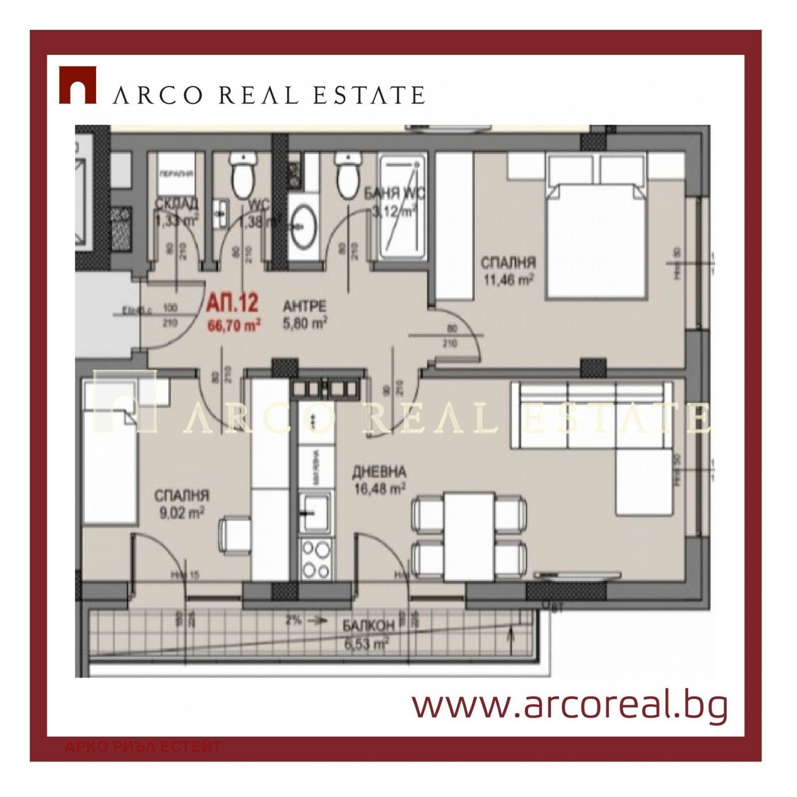 Продава 3-СТАЕН, гр. София, Овча купел, снимка 2 - Апартаменти - 54187657