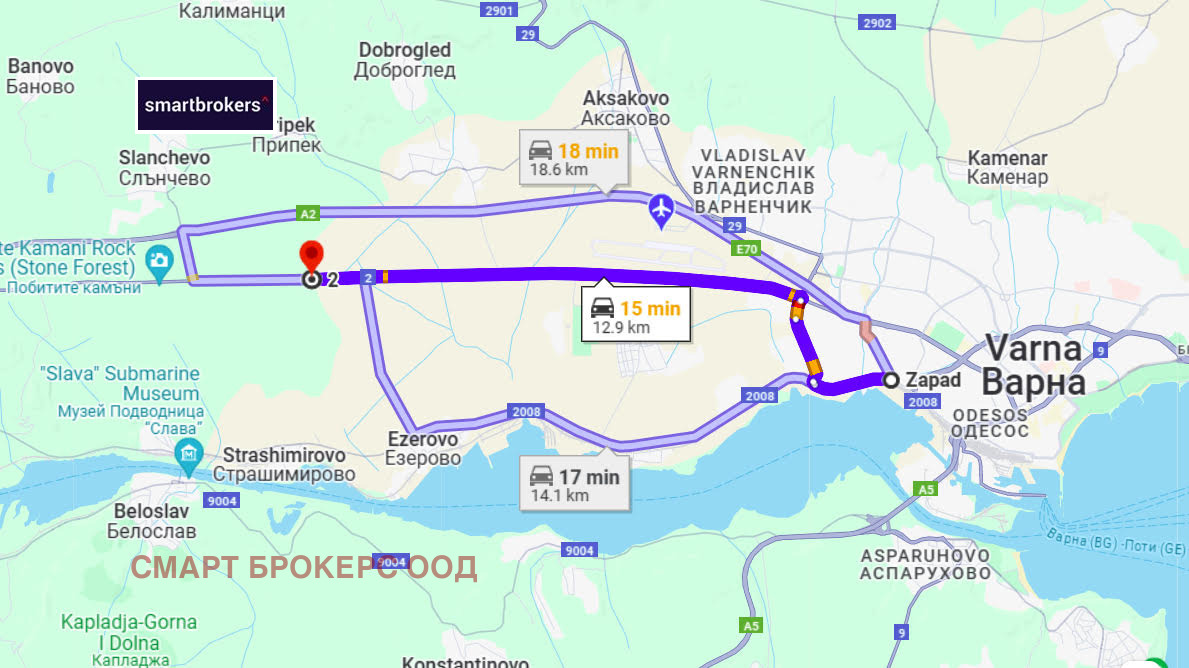 Продава ПАРЦЕЛ, гр. Аксаково, област Варна, снимка 9 - Парцели - 56209309