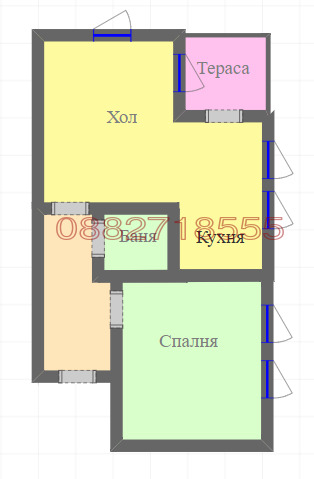 Zu verkaufen  1 Schlafzimmer region Varna , Osenowo , 68 qm | 99337754 - Bild [14]