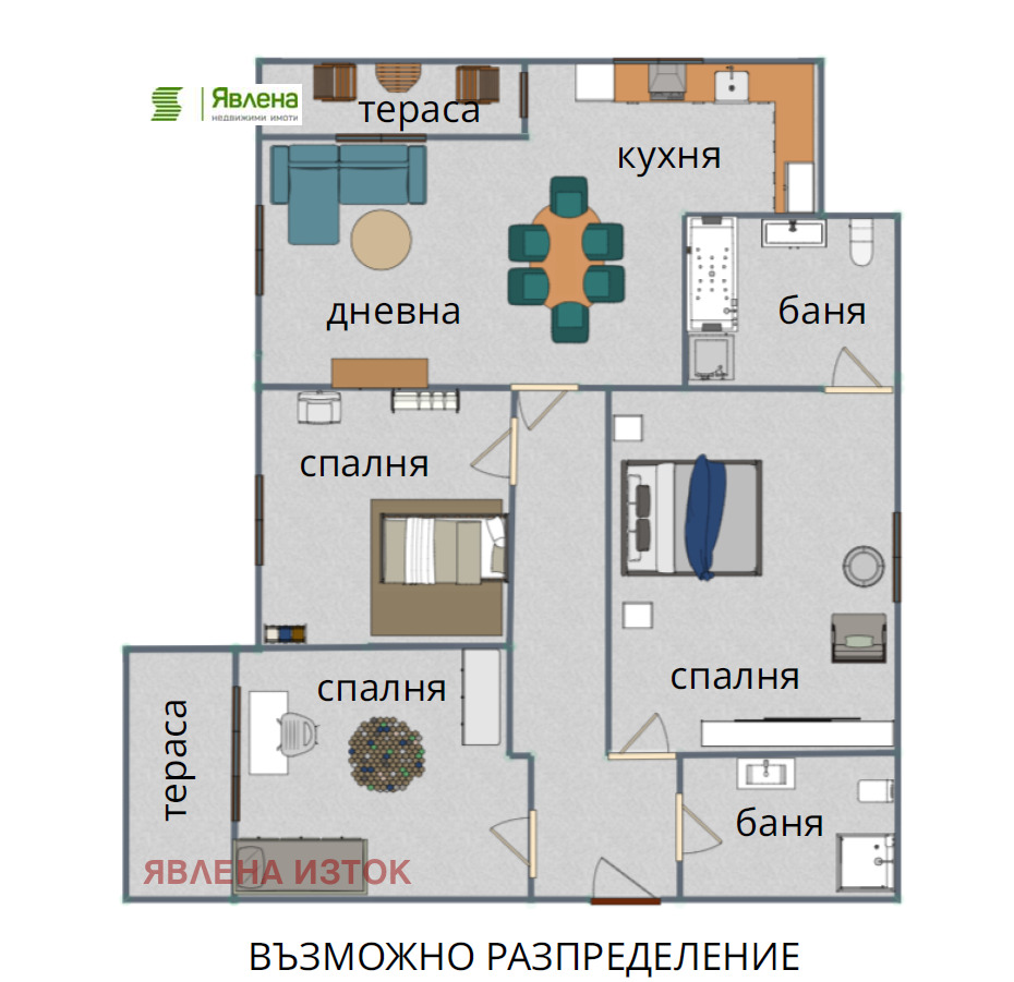 Продава ЕТАЖ ОТ КЪЩА, гр. София, Изток, снимка 2 - Етаж от къща - 53651385