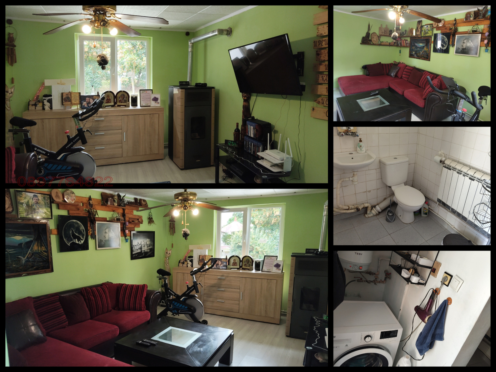 Продава КЪЩА, гр. Разград, Бели Лом, снимка 5 - Къщи - 56619807