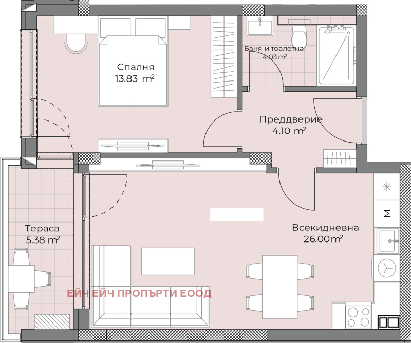 Продава 2-СТАЕН, гр. Пловдив, Остромила, снимка 4 - Aпартаменти - 48784180