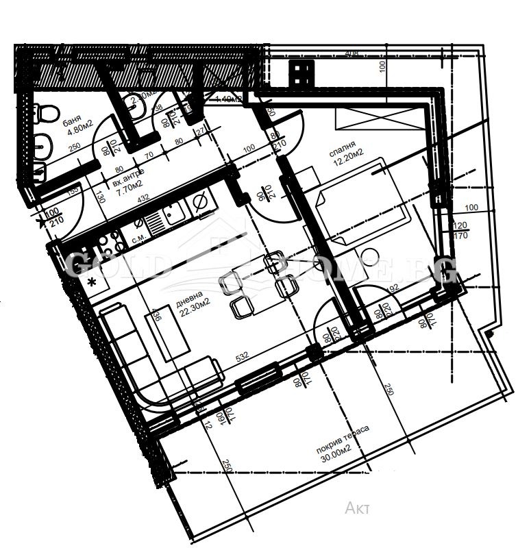 Till salu  1 sovrum Plovdiv , Jujen , 82 kvm | 46455727 - bild [3]