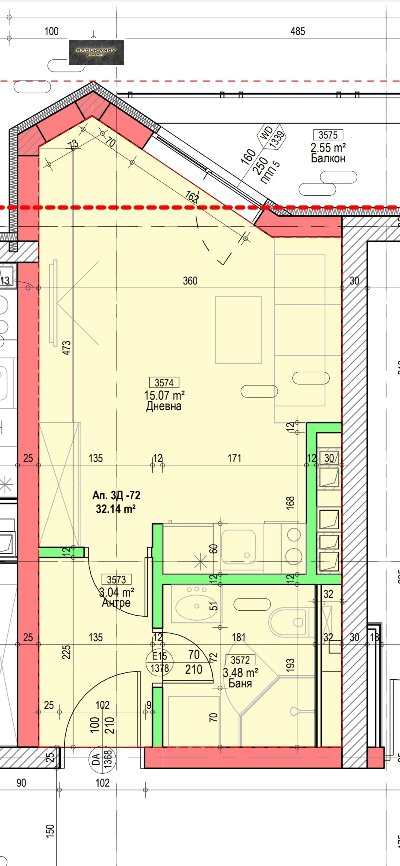 For Sale  Studio Sofia , Serdika , 42 sq.m | 80015626 - image [8]
