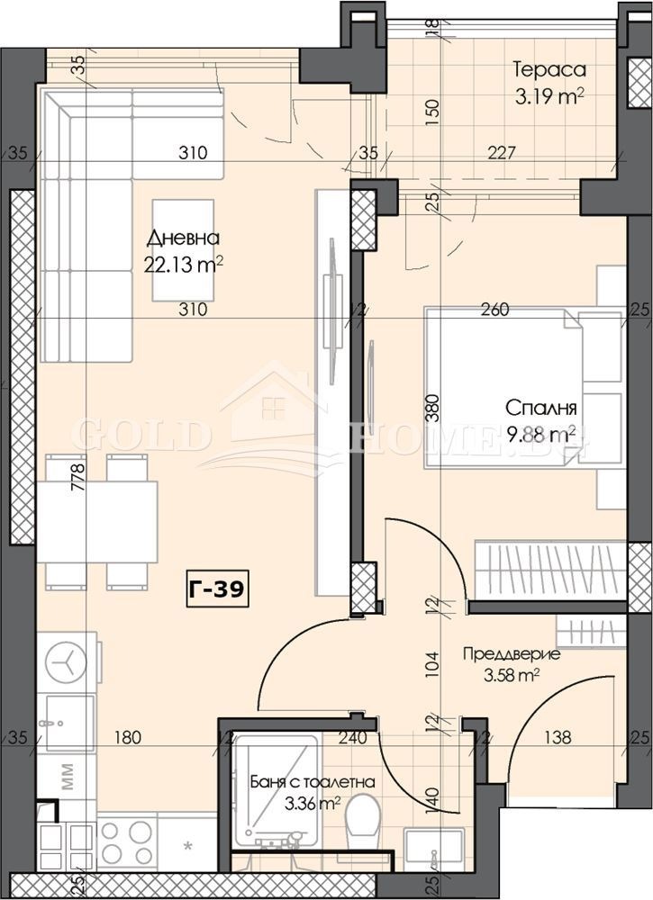 Продава 2-СТАЕН, гр. Пловдив, Гагарин, снимка 6 - Апартаменти - 52689791
