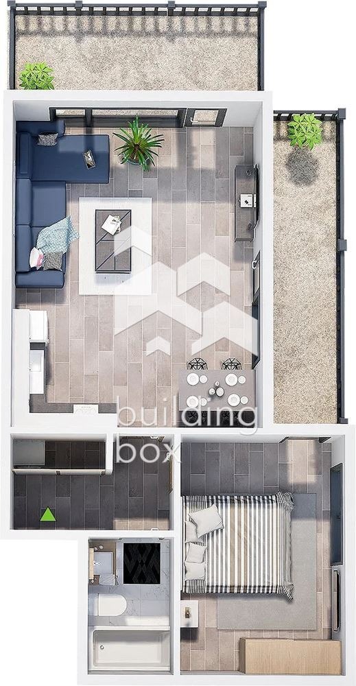 Продава 2-СТАЕН, гр. Пловдив, Христо Смирненски, снимка 3 - Апартаменти - 54421198