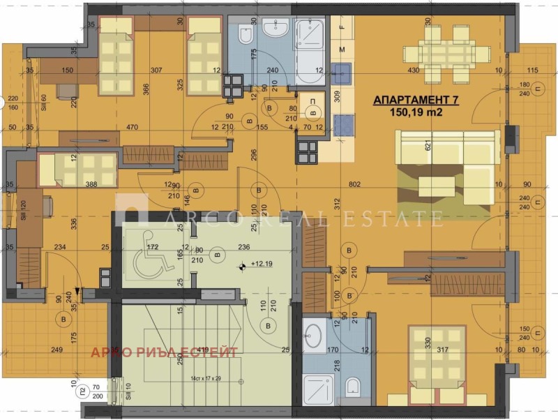 En venta  3 dormitorios Sofia , Tsentar , 150 metros cuadrados | 86270713 - imagen [4]