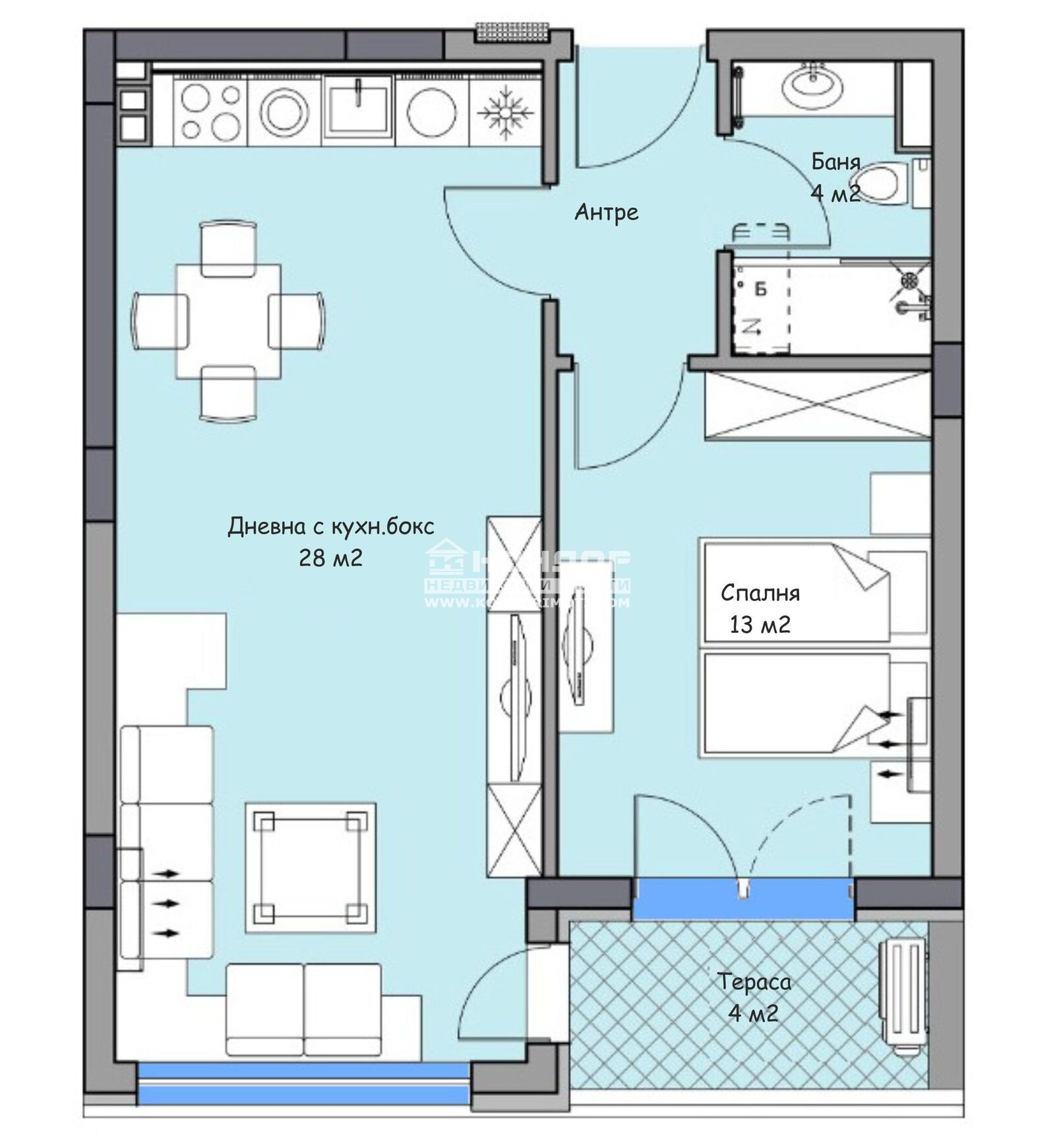 Продава 2-СТАЕН, гр. Пловдив, Кършияка, снимка 2 - Апартаменти - 49955839