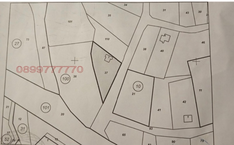 Продава ПАРЦЕЛ в област Кюстендил, с. Горна Брестница - 650 кв.м / 30 000 € » 58 674.90 лв.