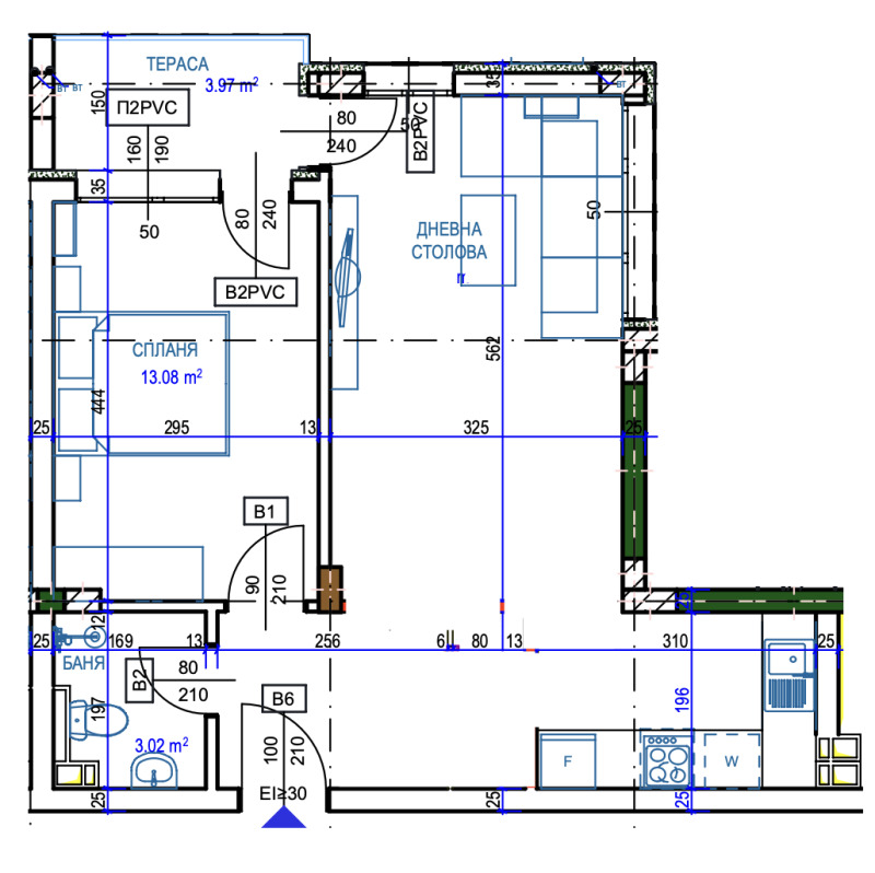 Til salg  1 soveværelse Plovdiv , Ostromila , 69 kvm | 95598075 - billede [12]