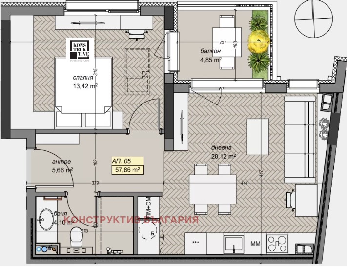 Продава 2-СТАЕН, гр. София, Левски В, снимка 9 - Апартаменти - 54212431