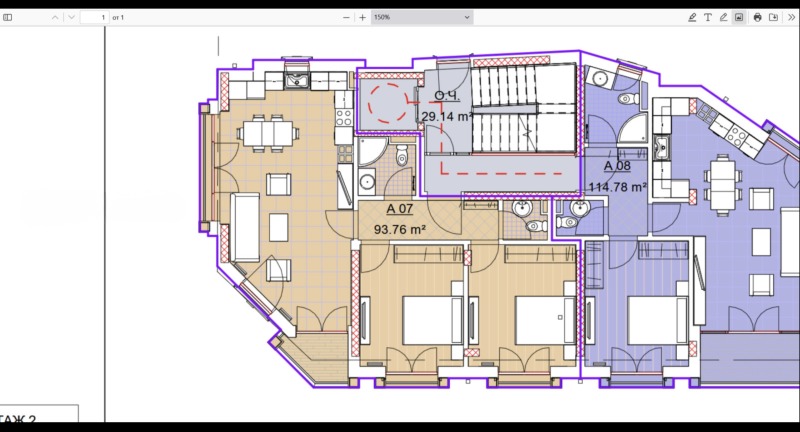 Продава  3-стаен град София , Манастирски ливади , 117 кв.м | 84426528 - изображение [8]
