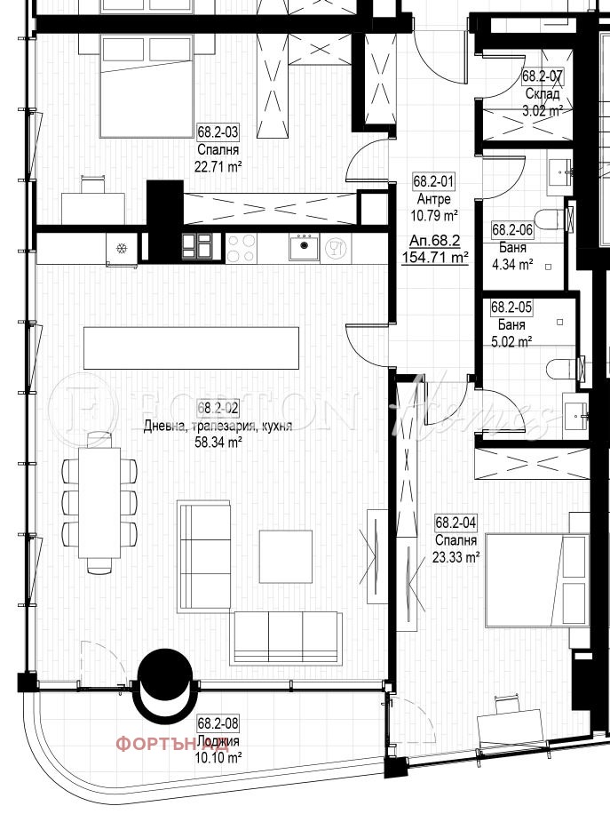 Продава 3-СТАЕН, гр. София, Младост 3, снимка 10 - Апартаменти - 54829622