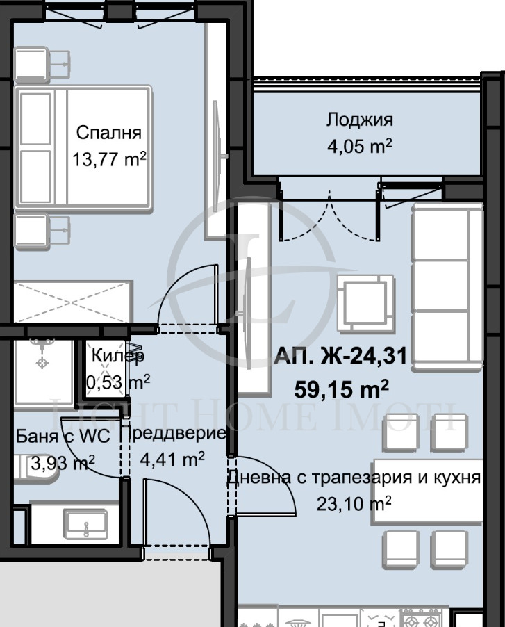 À venda  1 quarto Plovdiv , Hristo Smirnenski , 75 m² | 39988068 - imagem [4]