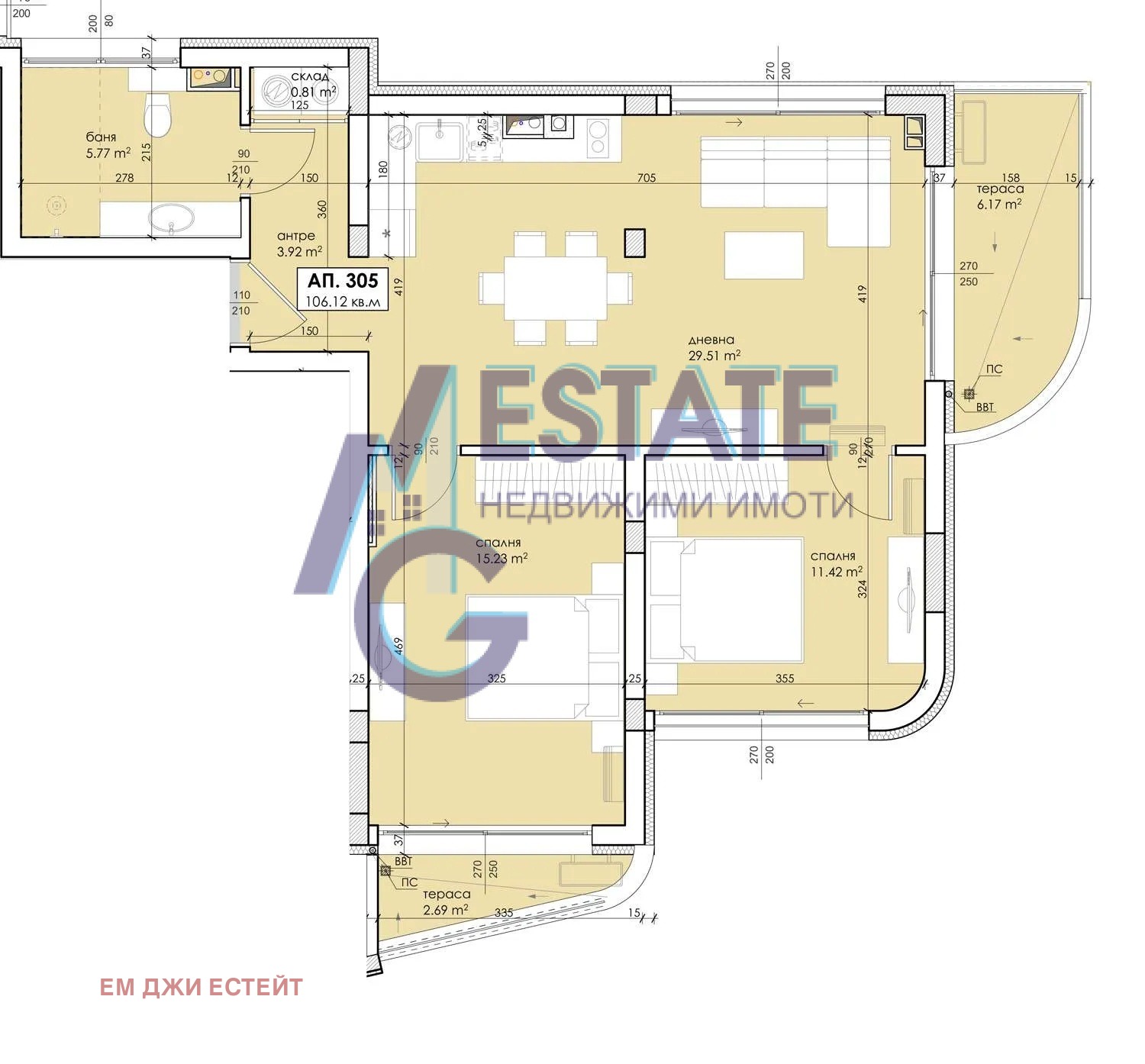Продава 2-СТАЕН, гр. Поморие, област Бургас, снимка 11 - Апартаменти - 56428901