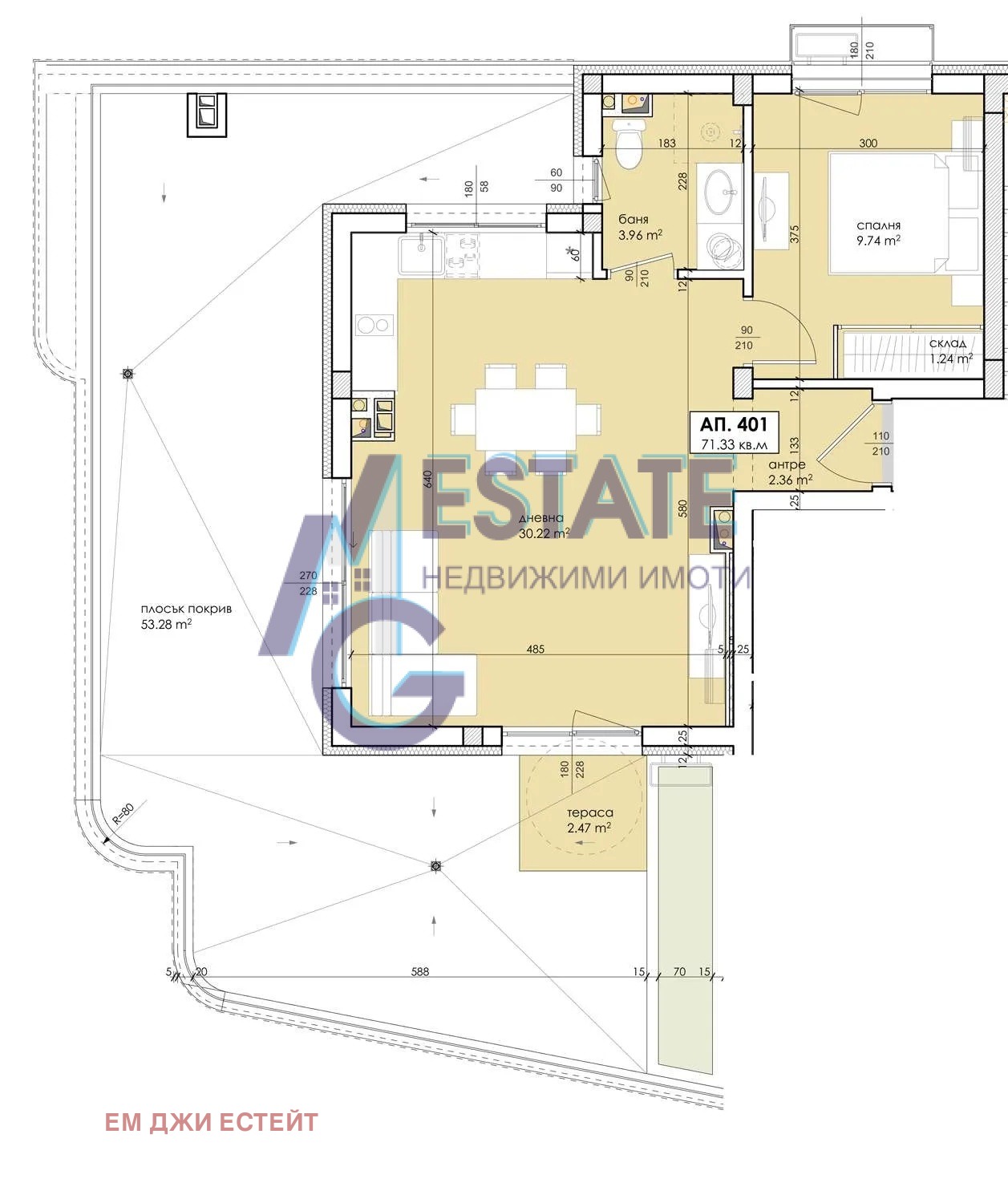 Продава 2-СТАЕН, гр. Поморие, област Бургас, снимка 12 - Апартаменти - 56428901