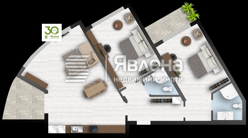 Продава 3-СТАЕН, гр. Варна, к.к. Св.Св. Константин и Елена, снимка 4 - Апартаменти - 55438206