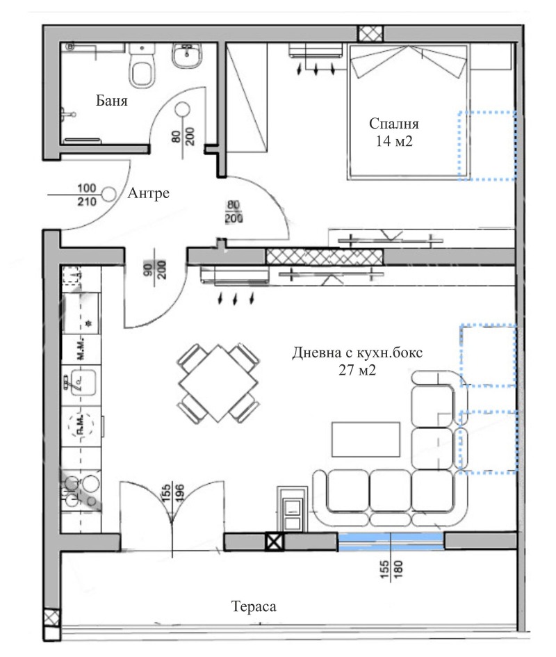 Продава  2-стаен град Пловдив , Въстанически , 84 кв.м | 40226223 - изображение [3]