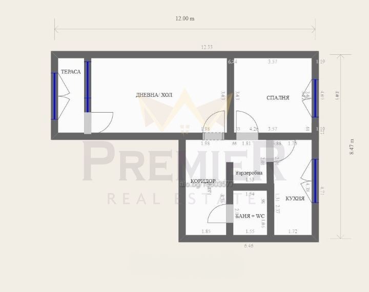 Продава 2-СТАЕН, гр. Бургас, Славейков, снимка 10 - Апартаменти - 53366585