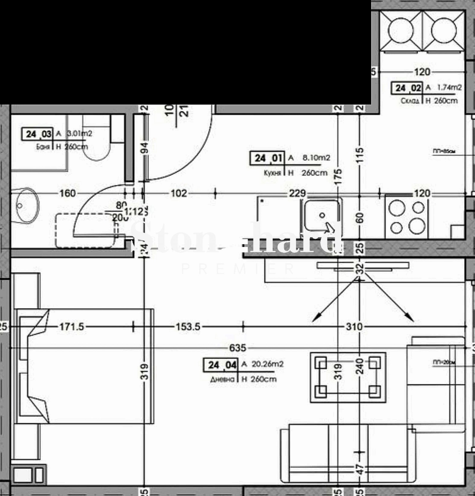 Продава 1-СТАЕН, гр. Пловдив, Кършияка, снимка 4 - Апартаменти - 54702362