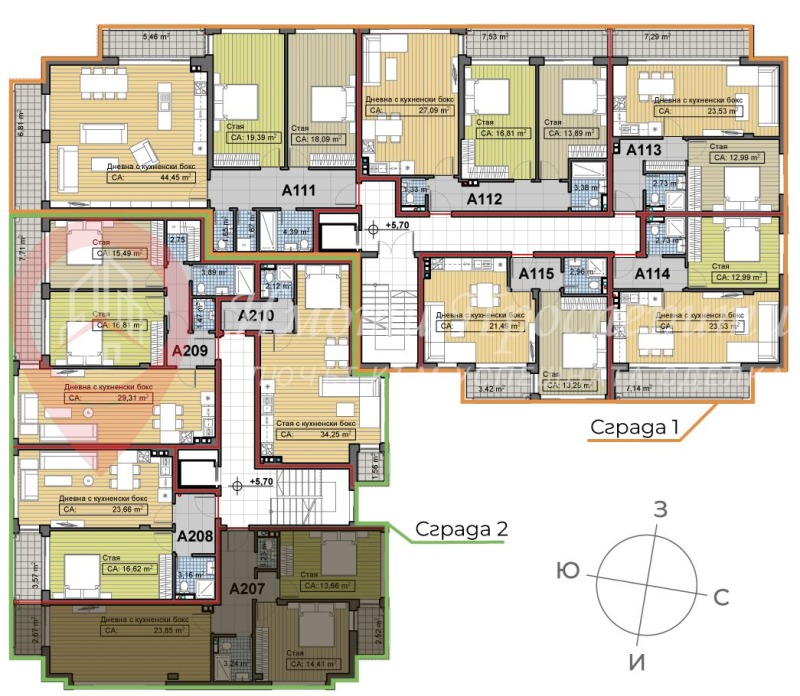 Продава 3-СТАЕН, гр. София, Бояна, снимка 2 - Aпартаменти - 47545326