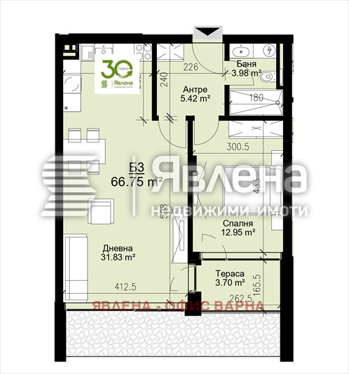 Продава 2-СТАЕН, гр. Варна, Бриз, снимка 4 - Aпартаменти - 47466641