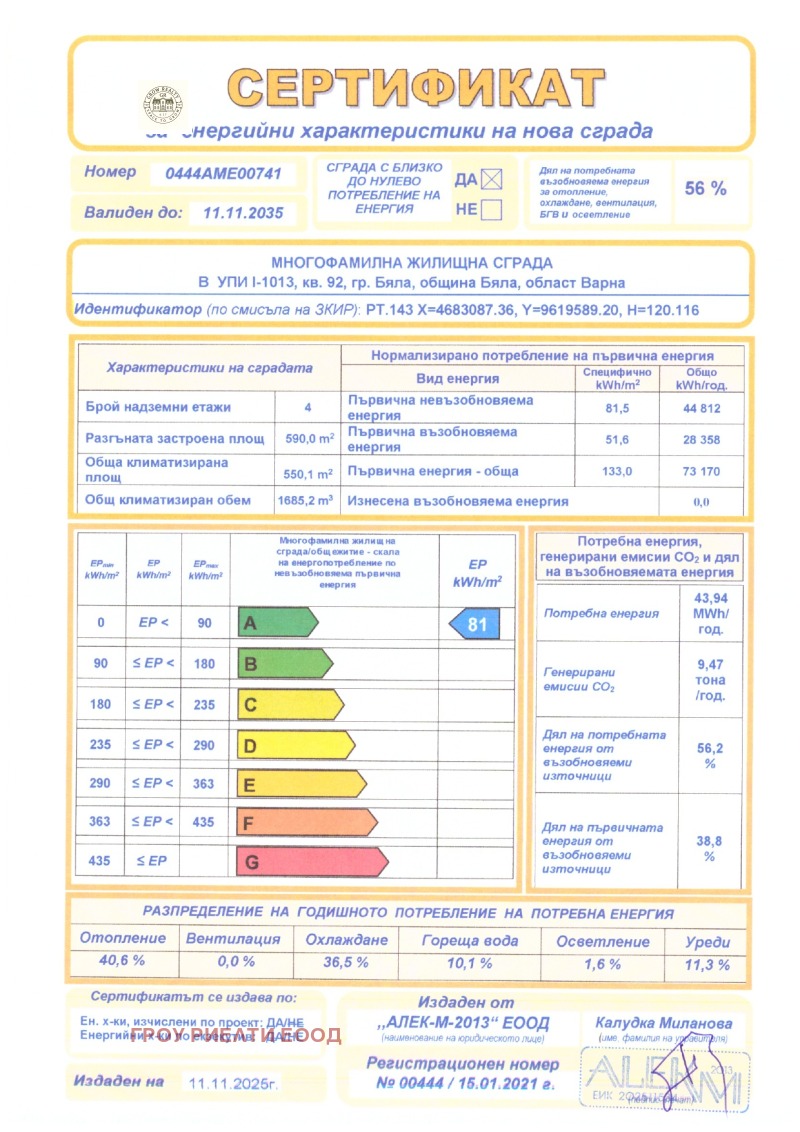 Продава 2-СТАЕН, гр. Бяла, област Варна, снимка 14 - Апартаменти - 52646771