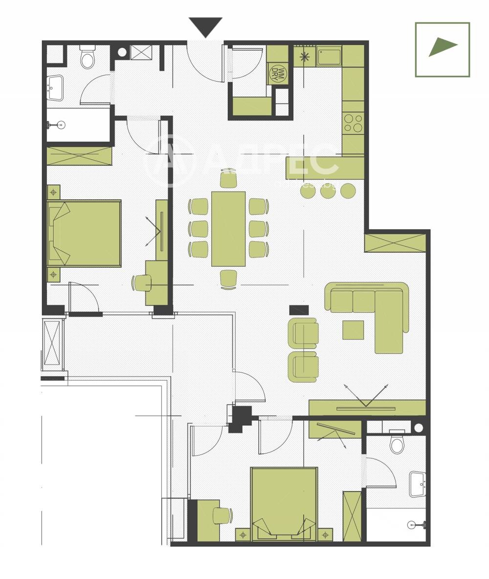 Продава 3-СТАЕН, гр. София, Кръстова вада, снимка 3 - Апартаменти - 55147084
