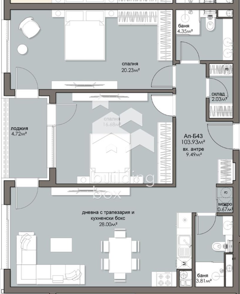 Продава 3-СТАЕН, гр. София, Люлин 5, снимка 2 - Апартаменти - 53371667