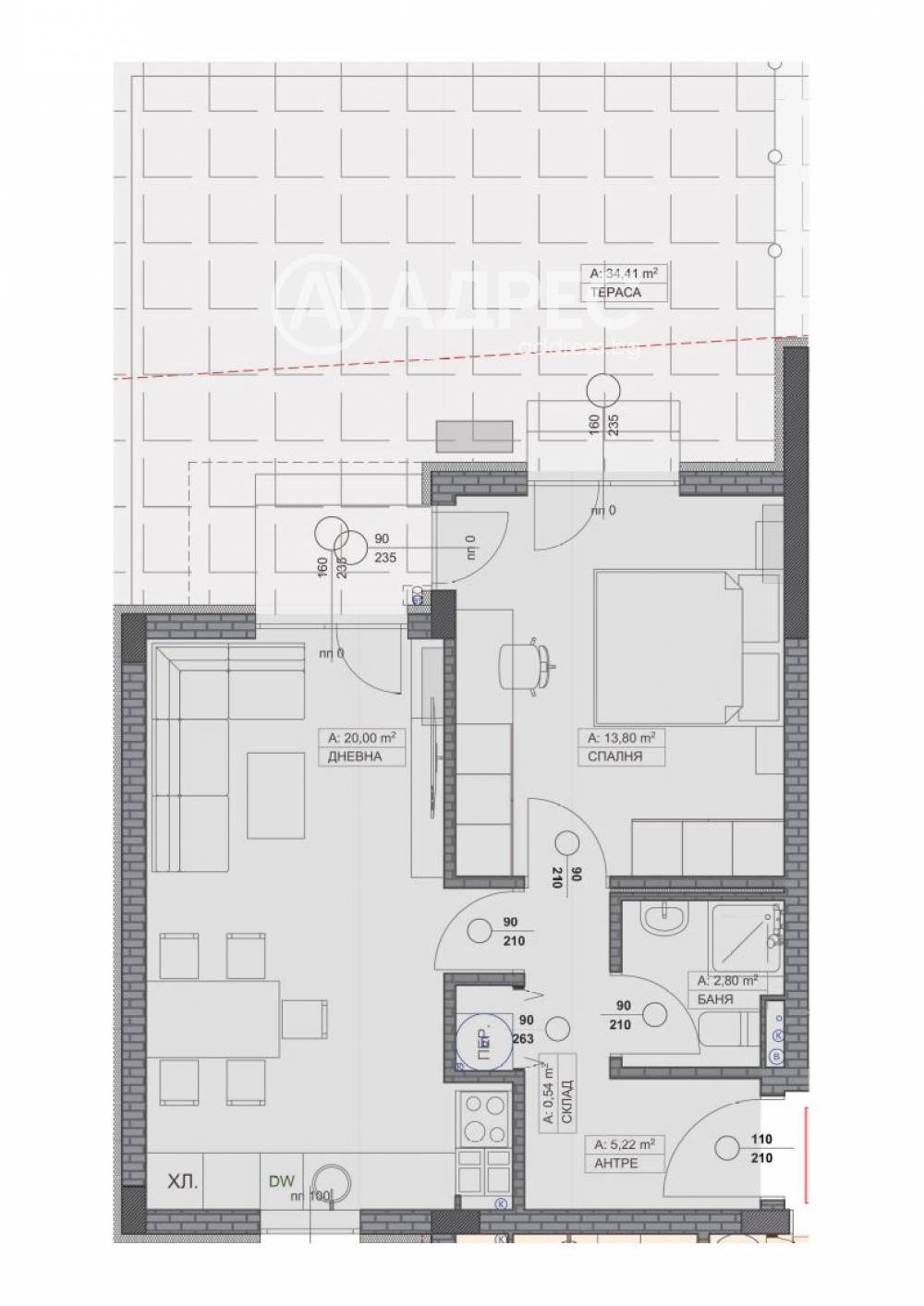 Продава 2-СТАЕН, гр. София, Надежда 3, снимка 4 - Апартаменти - 54847364