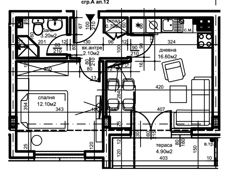 Продава  2-стаен град Пловдив , Христо Смирненски , 54 кв.м | 81870549 - изображение [2]