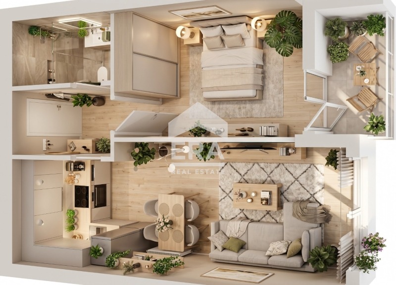 Продава 2-СТАЕН, гр. Русе, Широк център, снимка 2 - Апартаменти - 56412570