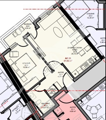 Продава 2-СТАЕН, гр. Поморие, област Бургас, снимка 2 - Aпартаменти - 48811497