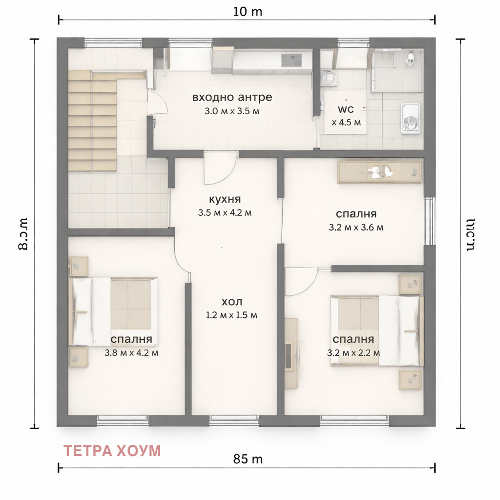 Продава 3-СТАЕН, гр. София, Център, снимка 8 - Апартаменти - 54098713