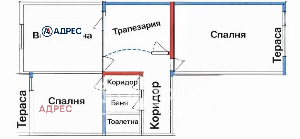 Продава 3-СТАЕН, гр. Варна, Център