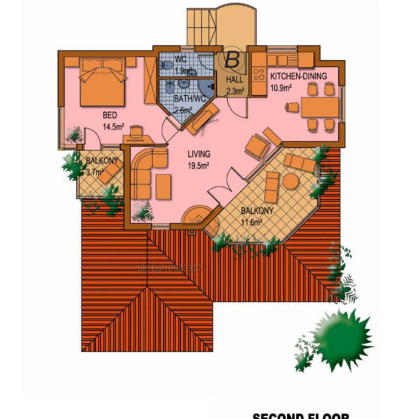 Продава  2-стаен област Бургас , с. Кошарица , 86 кв.м | 91477680 - изображение [10]
