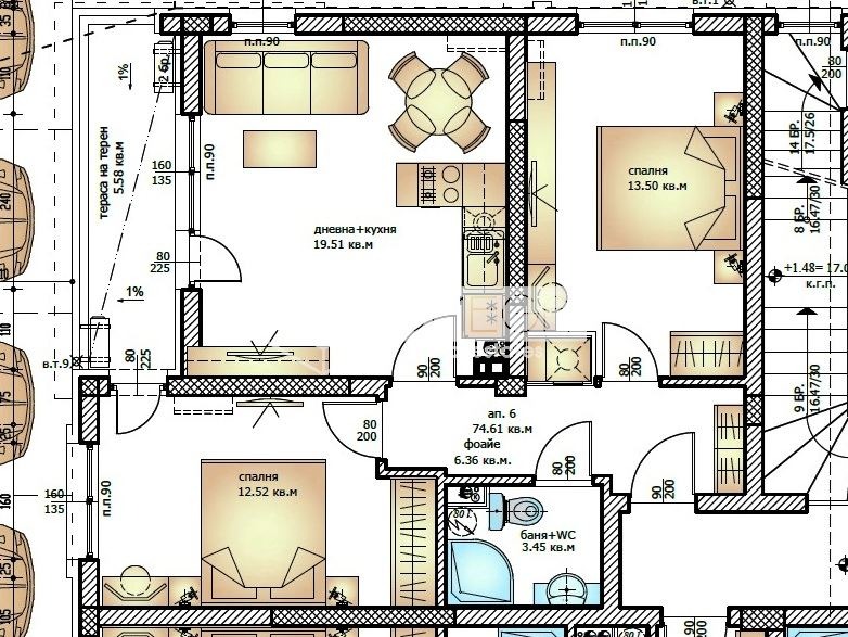 Продава 3-СТАЕН, гр. Созопол, област Бургас, снимка 4 - Aпартаменти - 48036357