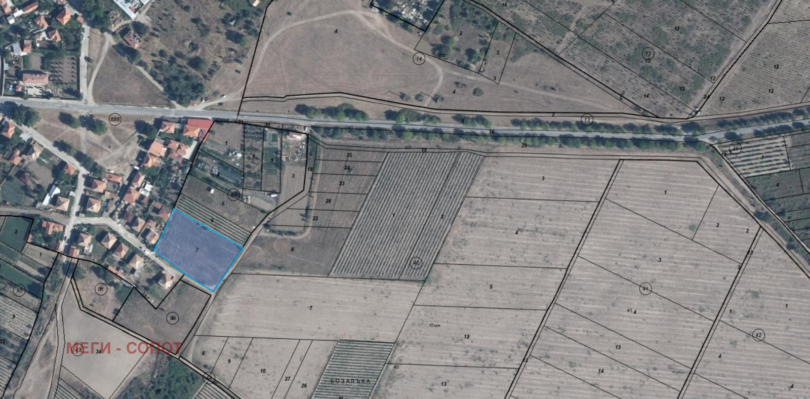 Продава ПАРЦЕЛ, с. Московец, област Пловдив