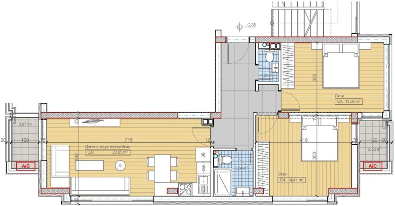 Продава 3-СТАЕН, гр. София, Бояна, снимка 1 - Aпартаменти - 47720566